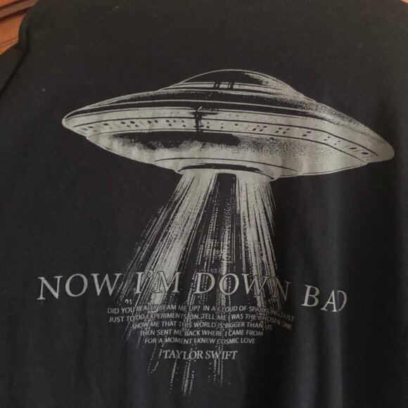 Taylor Swift Now I'm Down Bad T-Shirt | NWOT - Picture 3 of 4